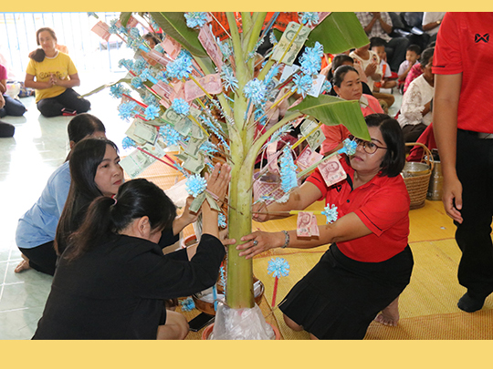 การจัดงานทอดผ้าป่าสามัคคีเพื่อพัฒนาการศึกษา ประจำปี 2562